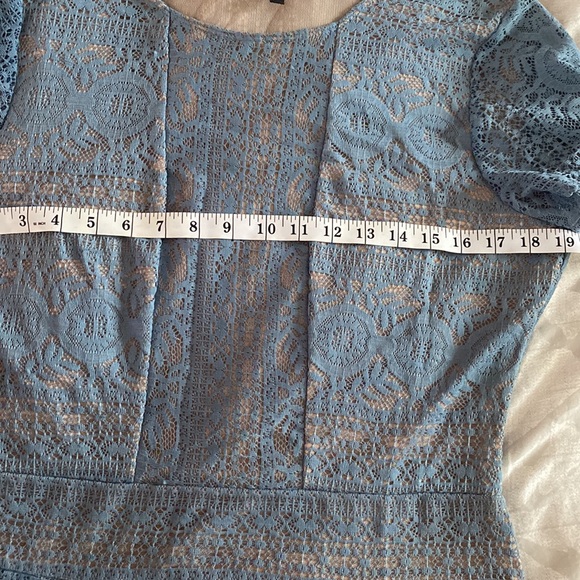 BCBG MaxAzria BOHO dress LiGHT BLUE - Picture 7 of 9